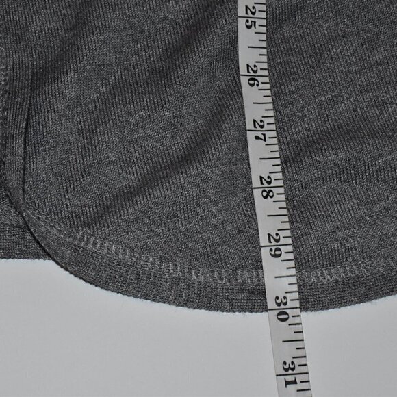 Coldwater Creek Sleeveless Draped Open Front Waterfall Front Vest Gray S… - Picture 6 of 8